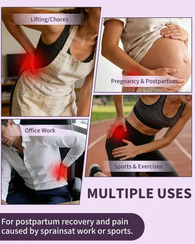 Miniatura 5 de Cinturón FALCOFIT SI para Hombres y Mujeres – Soporte Pélvico Sacroilíaco para Alivio del Dolor de Espalda Baja, Cadera y Ciática – Soporte Lumbar