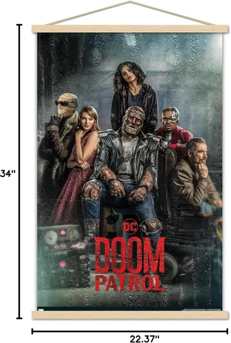 Miniatura 7 de Trends International DC Comics TV Doom Patrol - Póster de pared de hojas del grupo uno, 22.37 x 34.00 pulgadas, paquete de impresión premium