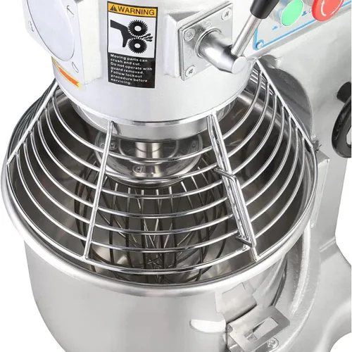 Miniatura 5 de Mezclador comercial de alimentos mezclador de pie 11QT máquina de amasado de masa 3 velocidades ajustables con tazón de acero inoxidable 304