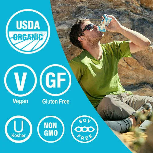 Miniatura 4 de Orgain Batido de proteína vegana nutricional orgánico, grano de vainilla (paquete de 12) barras de proteína vegana orgánica, masa de galletas