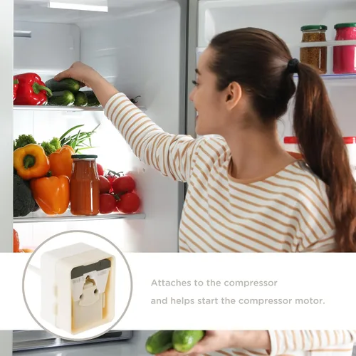 Miniatura 3 de GE Appliances WR07X10131 Relé de arranque del compresor del refrigerador