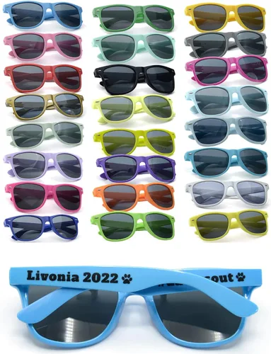 Miniatura 13 de Gafas de sol de fiesta personalizadas, regalos de boda a granel, regalos para invitados, cumpleaños, licenciatura, graduación, novia, novia, Mezclado