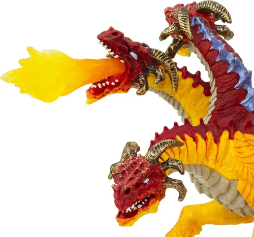 Miniatura 6 de Safari Ltd. Figura de dragón de fuego – Figura detallada de modelo de 8.5 pulgadas de color vibrante, juguete educativo de fantasía para niños