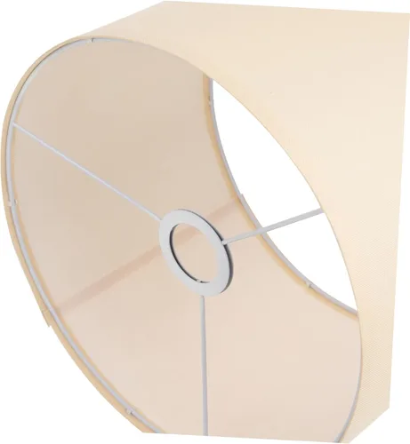 Miniatura 7 de Uonlytech Elegante pantalla de lino beige de repuesto para lámpara de pie de lino, pantalla de escritorio, fácil de instalar, clips extraíbles