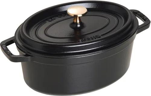 Miniatura 13 de STAUB Cocotte oval 33cm al basilico Albahaca