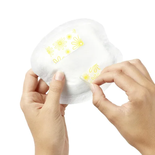 Miniatura 3 de Medela Almohadillas de lactancia, paquete de 60 almohadillas desechables para el pecho, excelente absorción, protección contra fugas, doble adhesivo
