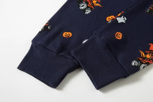 Miniatura 63 de Demifill Conjunto de pijamas de Halloween para niños y niñas, pijamas de Navidad, ropa de dormir para niños y niñas