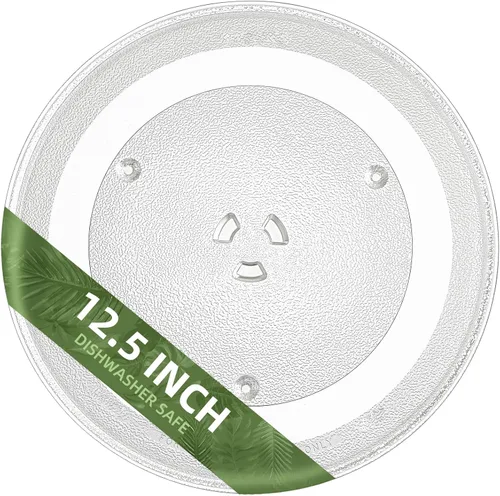 Miniatura 21 de Placa de microondas de 12.75 pulgadas de repuesto para placa de vidrio de microondas WB49X10129 GE, LG 3390W1A027A y Kenmore placa de vidrio