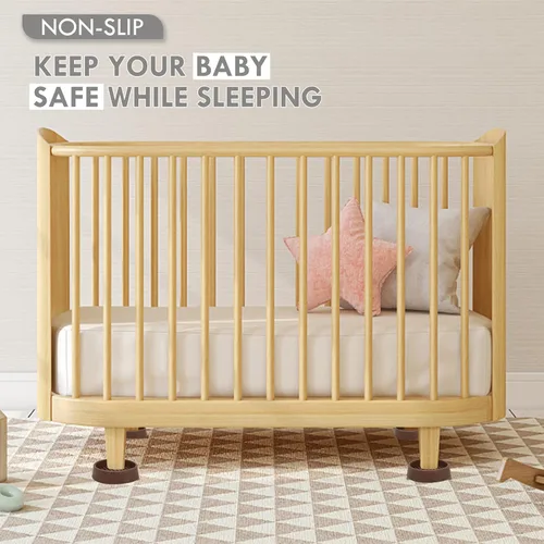 Miniatura 6 de VOCOMO Copas de Ruedas de Goma Redondas 3X3, Almohadillas Antideslizantes para Muebles, Agarre Antideslizante, Pies Antideslizantes para Muebles