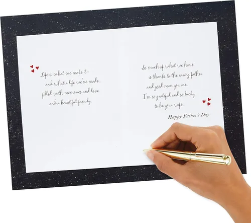 Miniatura 6 de Tarjeta de felicitación por el día del padre Hallmark. Tarjeta de felicitación para marido o pareja (idioma español no garantizado)