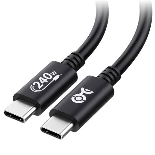 Miniatura 8 de Cable Matters Cable USB C de 240 W - 6.6 pies, hasta [carga de 240 W, 480 Mbps], sin soporte de video, cable de carga USBC/cable de carga USBC