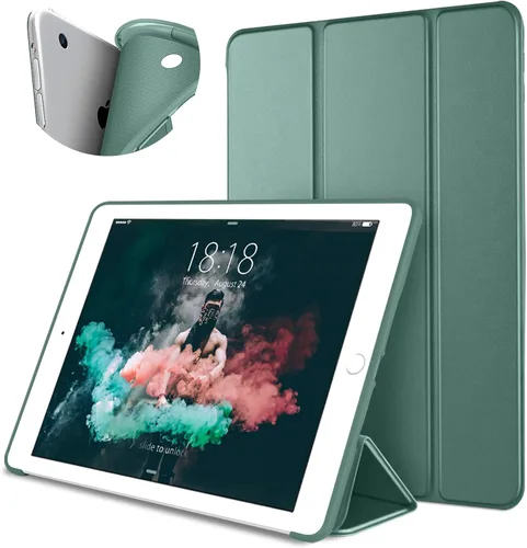 Miniatura 15 de DTTO Funda para iPad Air 1ª edición, (no para iPad Air 2 y Air 3) Ultra delgado y ligero Smart Trifold Stand con cubierta trasera de TPU suave