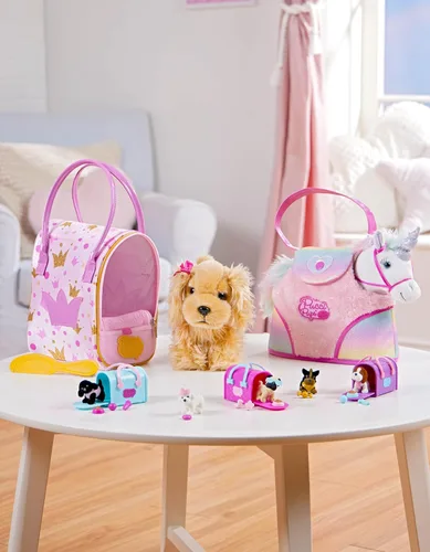 Miniatura 3 de Pucci Pups Caballo de peluche - Transportador de perros - Bolsa de corazón y rayas y poni - Peine y bolso - Animal de peluche - Más de 2 años