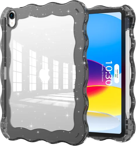 Miniatura 13 de Funda para iPad de 9ª/8ª/7ª Generación de 10.2", Cuerpo Completo Resistente de Servicio Pesado a Prueba de Golpes Anti Rayones Cubierta (Negro Azul)