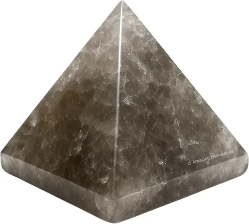 Miniatura 50 de Piedras Curativas de Cristal de Pirámide de Cuarzo Claro de Amazing Gemstone - Figura de Gran Pirámide de 2" de Piedra Natural para Meditación