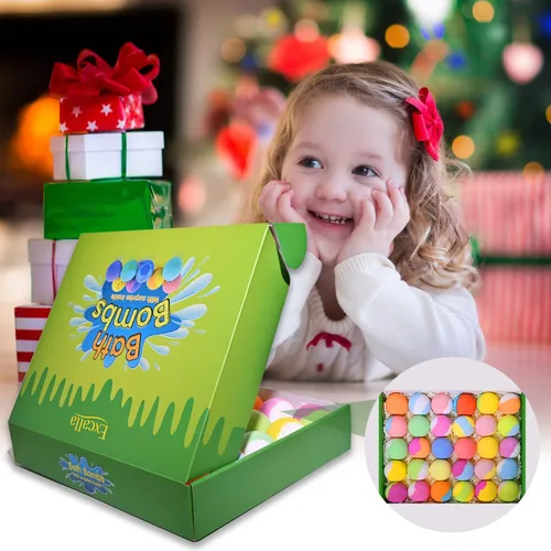 Miniatura 4 de Bombas de baño para niños con juguetes en el interior para niñas y niños, paquete de 30 bombas de baño de regalo con sorpresa, bolas de baño