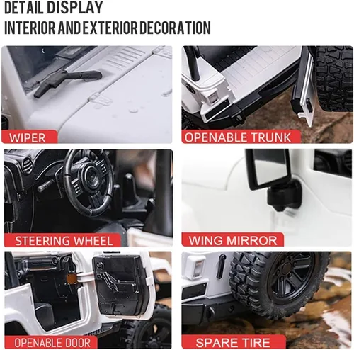 Miniatura 7 de GoolRC F2 1/14 escala 2.4GHz auto a control remoto, 4WD 18.6mph velocidad alta de carreras, todo terrenos fuera de carretera RC vehículo monstruo