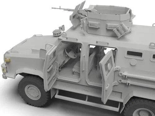 Miniatura 8 de ICM 35014 - 'Kozak-2', Vehículo Blindado Ucraniano Clase MRAP (100% Nuevos moldes) - Escala 1:35