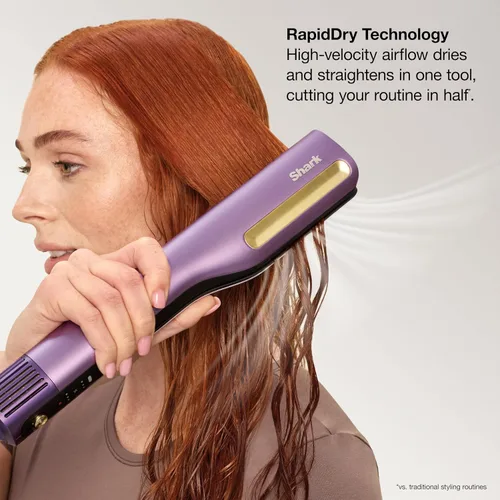 Miniatura 7 de Shark SilkiPro™ Straight Plancha de cabello húmedo a seco + secador rápido 3 peines intercambiables Secado ultrarrápido Sin daños por calor