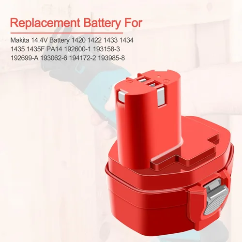 Miniatura 5 de Paquete de 2 baterías de repuesto de 14.4V 3.5Ah 1434 1433 PA14 1422 1420 1435 1435F 194172-2 193158-3 192600-1 6233d 6337d 6333d 6933fd D 6228 D
