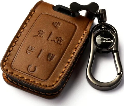 Miniatura 9 de Funda para llavero de coche, carcasa protectora de llaves suave con protección completa Compatible con Chevrolet Silverado Colorado GMC Canyon