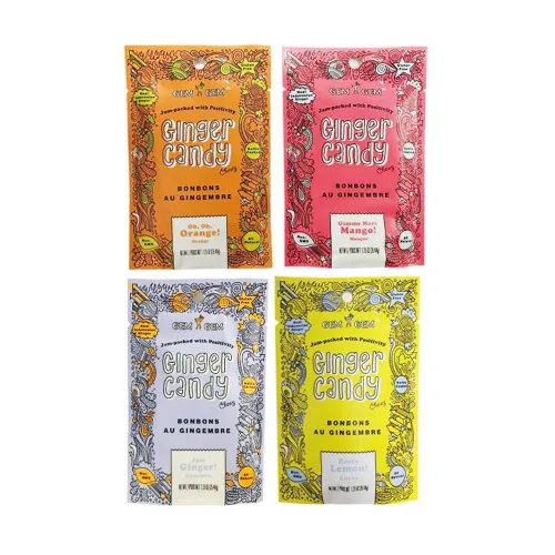 Miniatura 4 de Gem Gem Caramelo de jengibre masticable totalmente natural, 1.25 oz (paquete de 2) (jengibre)