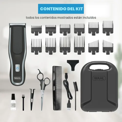 Miniatura 10 de Wahl Clipper Autocorte Pro de Iones de Litio, Cortapelo Inalámbrico, Kit de Autocorte de Pelo Fácil de Usar Diseñado para Cortes de Pelo DIY