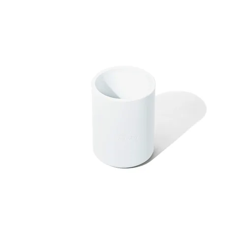 Miniatura 8 de Avanchy 6 onzas Mini pequeño vaso de silicona blanco – taza para bebé, juego de platos para bebés, juego de platos para bebés, platos para primeros