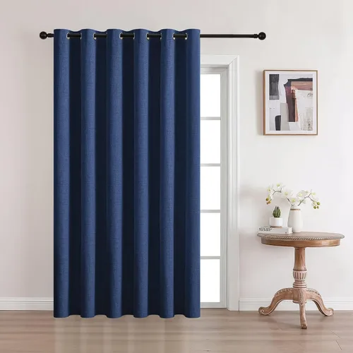 Miniatura 33 de CUCRAF - Juego de 2 paneles de cortinas de ventana con oscurecimiento total del 100%, de 54 pulgadas de largo, con aspecto de lino falso, cortinas