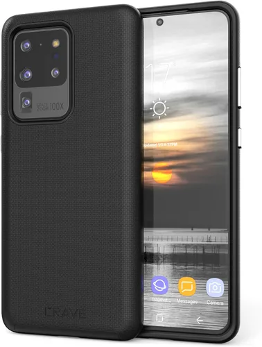 Miniatura 43 de Crave Funda para Galaxy S22 Ultra, funda de doble capa de protección a prueba de golpes para Samsung Galaxy S22 Ultra 5G (6.8 pulgadas) - Negro
