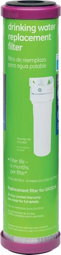 Miniatura 9 de GE Sistema de filtración de agua de una sola etapa y filtro Reduce más de 95 impurezas incluyendo plomo, cloro, arsénico Kit de instalación