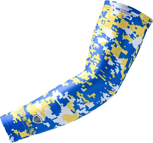 Miniatura 25 de Stromguard Manga deportiva de compresión para brazo, camuflaje digital, béisbol, fútbol, baloncesto, (una manga de brazo)
