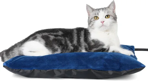 Miniatura 11 de MARUNDA Almohadilla térmica para mascotas al aire libre para perros y gatos – Cama térmica para gatos de espuma viscoelástica 100% impermeable