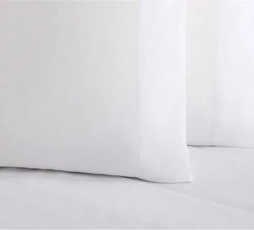 Miniatura 2 de TRULY SOFT Everyday - Juego de sábanas de poliéster blanco de 3 piezas, tamaño individual, color sólido, ropa de cama para adultos, certificado