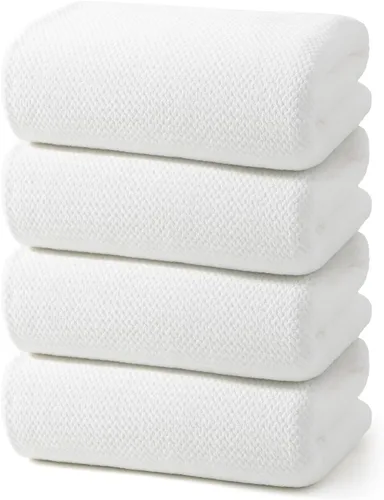 Miniatura 7 de REDKISS Juego de toallas de baño de 6 piezas, 2 paños de baño, 2 toallas de mano, 2 toallas de baño, forro polar coral ultra fibra, súper