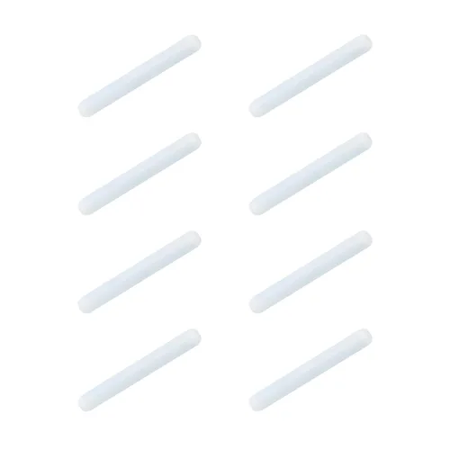 Miniatura 7 de MECCANIXITY Agitador magnético mezclador barra de agitación barra 0.591 in/0.59 "cilindro forma PTFE recubrimiento imán blanco para laboratorio 8
