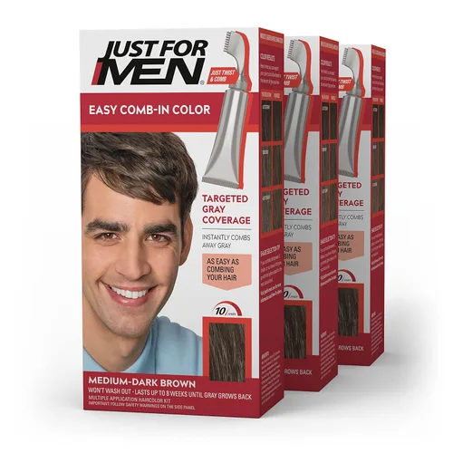 Miniatura 11 de Solo para hombres Auto Stop, tintura química para el cabello, 1, Café Oscuro