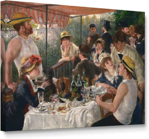 Miniatura 23 de Niwo ART - Montañas y mar, serie de pinturas más famosas del mundo, lienzo de pared para decoración del hogar, envoltura de galería, estirado