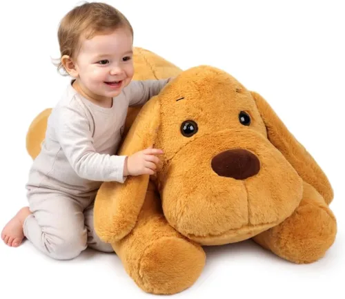 Miniatura 15 de Perro de montaña bernés grande de 32 pulgadas, juguete gigante de felpa suave y esponjoso, regalos de fiesta de cumpleaños para niños y niñas