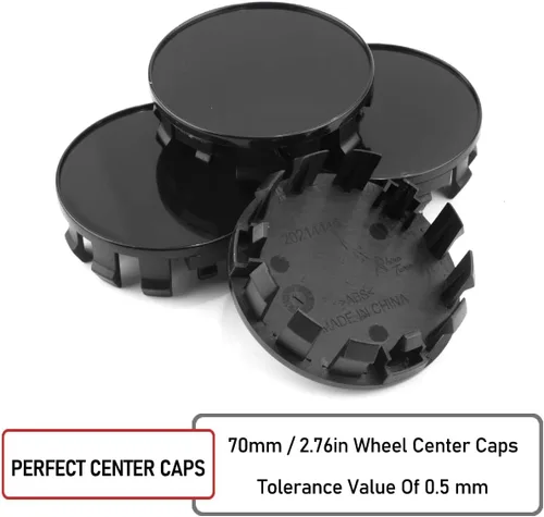 Miniatura 7 de RTrhinoTuning 4 tapas centrales de rueda compatibles con Armada Titan Pathfinder Frontier Xterra, tapa central de llanta negra, 40342-EA210 62612