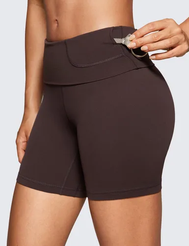 Miniatura 48 de CRZ YOGA Butterluxe Super High Waist Biker Shorts 6"- Yoga Workout Womens Buttery Soft Over Belly