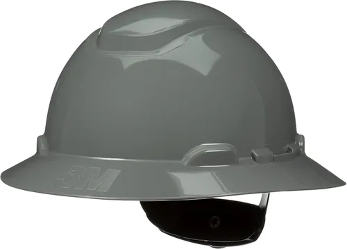 Miniatura 9 de 3M Hard Hat SecureFit H-800 Series Casco de seguridad estilo ala completa con sensor Uvicator, suspensión de trinquete de difusión de presión de 4