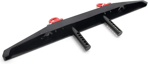 Miniatura 6 de LCX Racing 1/10th RC Crawler Car CNC mecanizado aleación de aluminio parachoques trasero para Traxxas TRX4 TRX6 Axial SCX10 SCX10 II 90046 90047