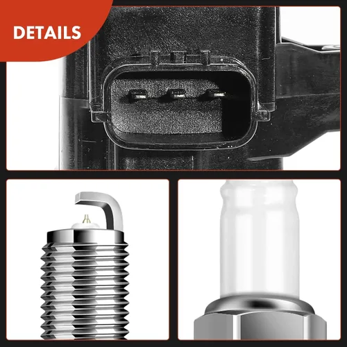 Miniatura 8 de A-Premium Juego de 8 paquetes de bobinas de encendido y bujías de iridio compatibles con Nissan TITAN 2017-2020, TITAN XD 2016-2020, NV2500