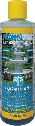 EasyCare FounTec Algicida y Clarificador, Botella de 8 oz