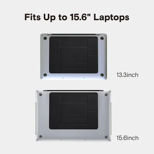 Miniatura 4 de MOFT Soporte para computadora portátil para escritorio, soporte de computadora adhesivo con doble ángulo, soporte elevador ergonómico