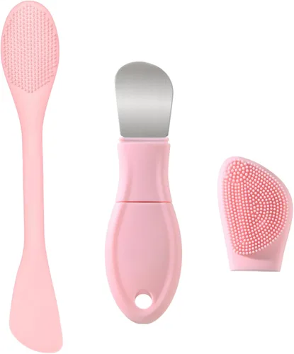 Miniatura 12 de Limpiador facial de silicona, cepillo de limpieza facial de silicona, almohadilla exfoliante suave y masajeador, para hombres y mujeres (azul)