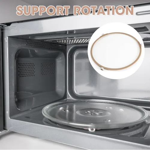 Miniatura 6 de Paquete de 1 anillo de soporte giratorio para horno de microondas, soporte circular (sin plato giratorio de vidrio incluido), compatible con Lg