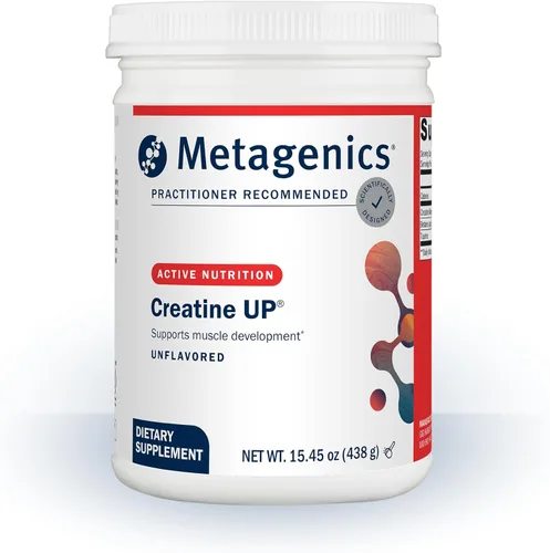 Metagenics Creatine UP - Suplemento de creatina para mujeres y hombres con betaína y taurina - Apoya el crecimiento muscular, la fuerza y la