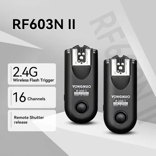 Miniatura 3 de YONGNUO Disparador inalámbrico RF-603II N3, disparador de flash para Nikon DSLR D90 D600 D7100 D7000 D5100 D5000 D3100 D3000